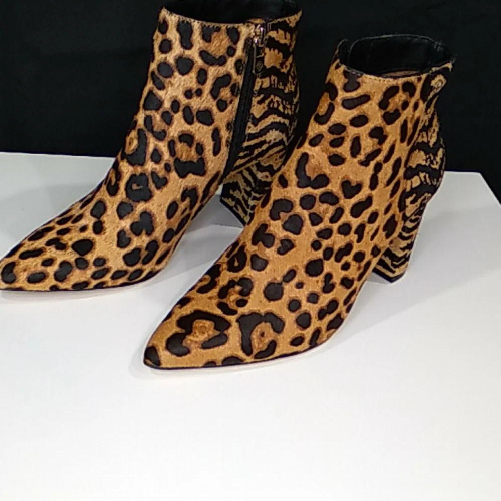 Antonio MelaniShahn Animal Print Calf Hair Pointy - Picture 5 of 10